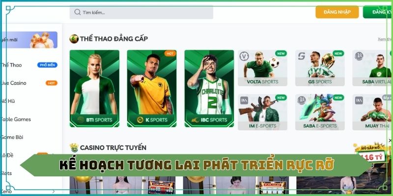 Kế hoạch tương lai phát triển rực rỡ