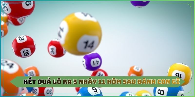Kết quả lô ra 3 nháy 11 hôm sau đánh con gì